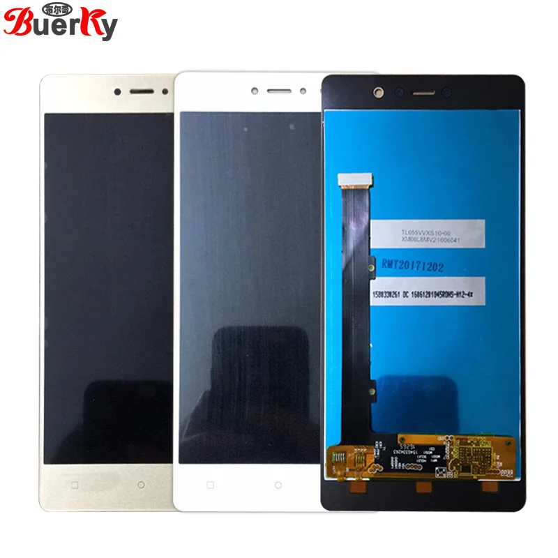 BKparts 5 шт. ЖК-экран для BLU VIVO 5R V0090UU Полный ЖК-дисплей сенсорный экран стекло