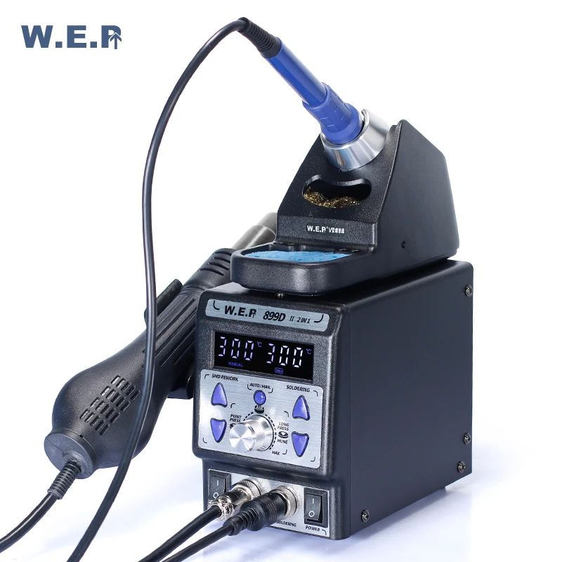 WEP 899D-II 8786D Модернизированная версия наладочная станция для пайки BGA цифровой дисплей SMD паяльная станция