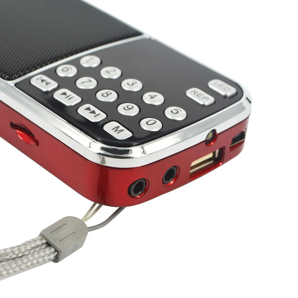 Kebidu Портативный L 088 Micro SD TF FM радио HIFI мини динамик MP3 аудио плеер Усилитель