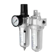 SFC400 Oil Water Separator Regulator Manual Pneumatic Air Pressure Compressor Filter Gauge Trap for Compressor Spray Paint Gun