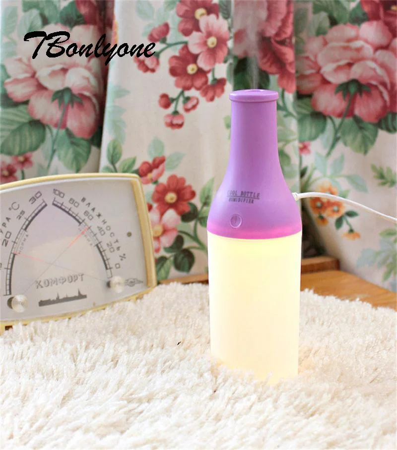 

TBonlyone 180ML Beer Humidifier Aromatherapy Essential Oil Diffuser Electric Aroma Diffuser Mist Maker Air Humidifier for Baby