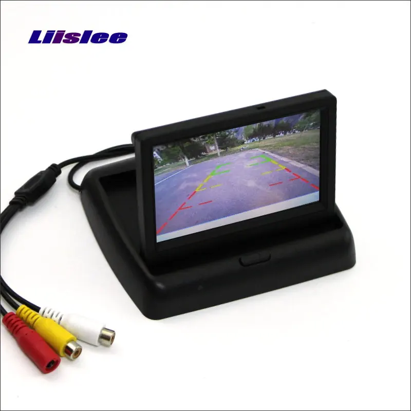 

Liislee For Renault Scenic 3 III Foldable Car HD TFT LCD Monitor Screen Display / 4.3 inch / NTSC PAL Color TV System