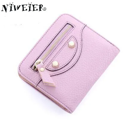 

fashion cute smile delicate women female students girl wallets hasp clutch two fold money bags high quality purse card holder