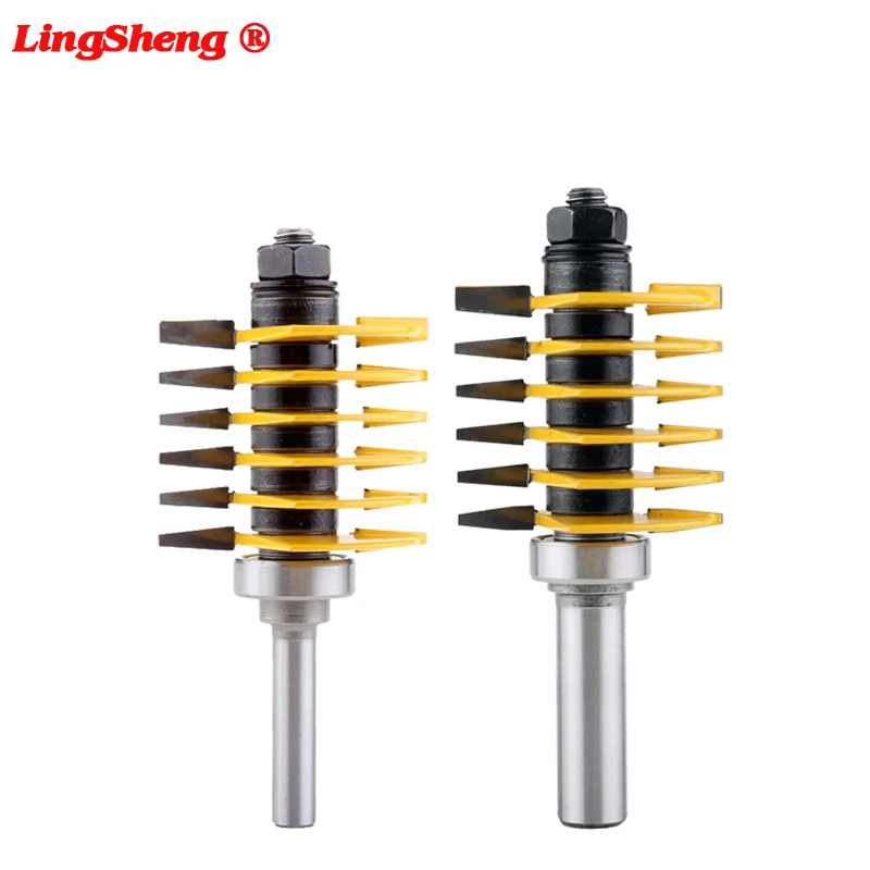 

8mm 1/2" Shank Brand new high quality Adjustable Finger Joint Router Bit ndustrial grade Use in router table only