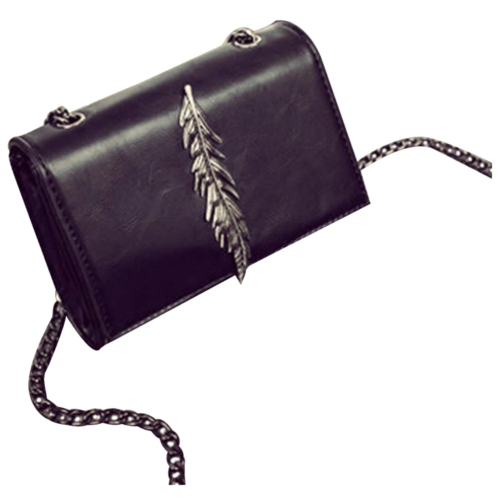 

Fashion Women Cross-body Bag Chain Mini Lady Shoulder Bag Tote Designer HandBag, Black
