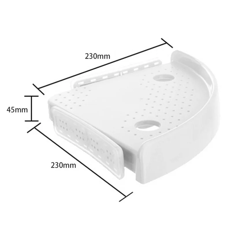 Полка для ванной комнаты Qrganizer, защелкивающаяся полка, угловая полка Caddy для ванной комнаты, пластиковая угловая полка для душа, настенный держатель для хранения