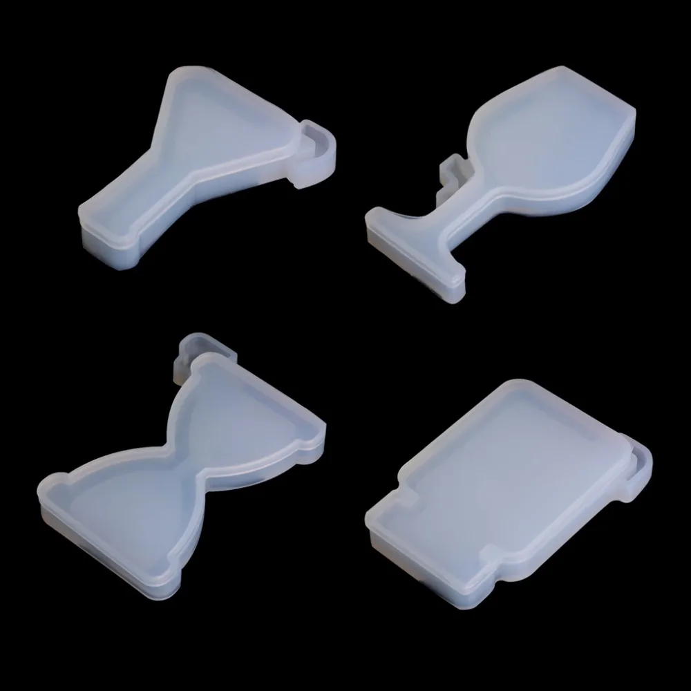 

JAVRICK Wine Glass/Perfume Bottle/Hourglass Silicone Mould Resin Decorative Craft Jewelry Making Mold resin molds for jewerly