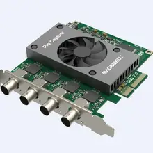 SDI Capture SD/HD/3g SDI Карта видеозахвата PCI Express x4 1080p 60fps ноутбук Magewell Pro Capture Quad SDI