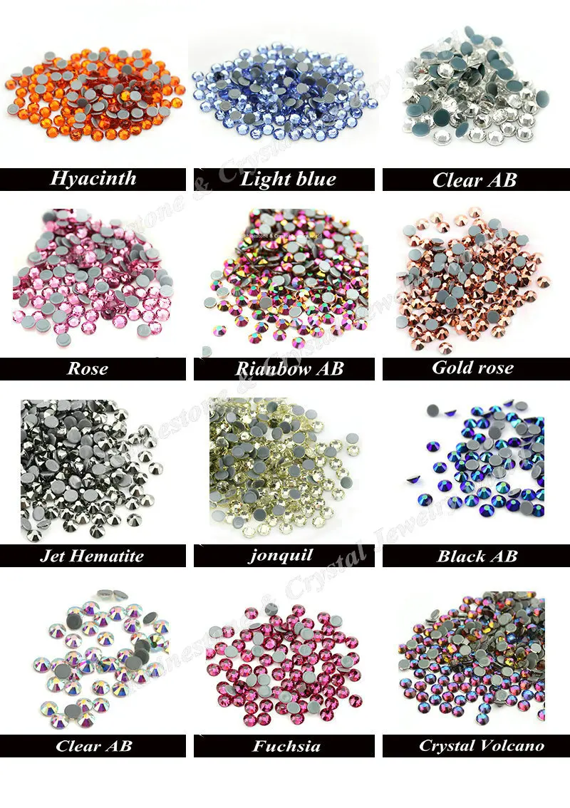 VDD SS4-SS30 AAAAA Citrine AB Glass Rhinestones Crystals Glitter Strass  Flat Back Stones Nail Art Craft Decorations Accessories