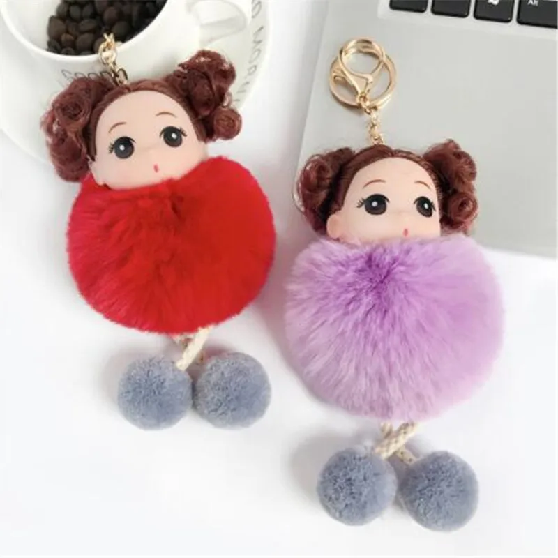 barbie logo keychain