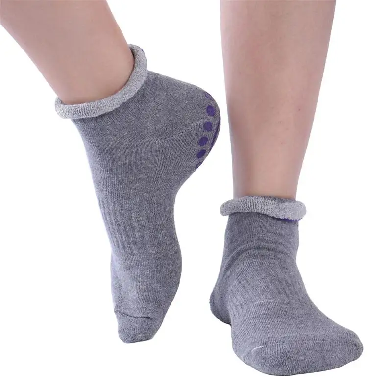 1 Pair Yoga Socks Women Non Slip Anti Skid Pilate Grip Ankle Socksin