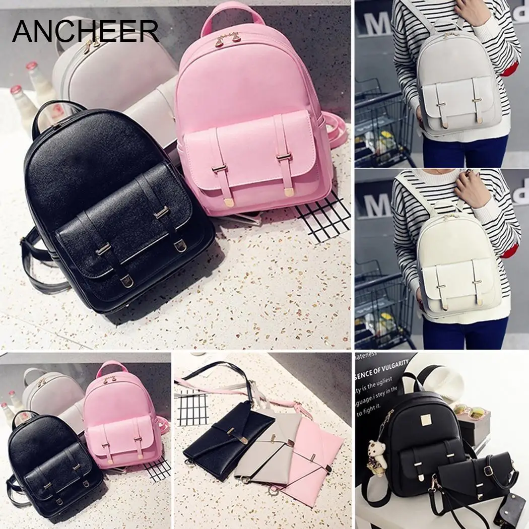 

Bags Set Solid Metal Multi Pockets Shoulder 1 Hand Bags Card Bags Backpack