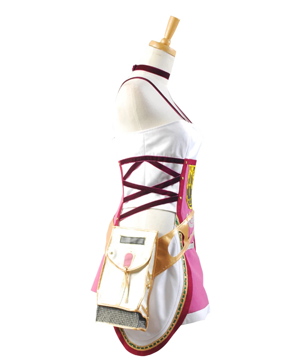 Final Fantasy XIII-2 FF 13-2 Serah Farron Косплей Полный комплект костюм на Хеллоуин вечерние женские костюмы
