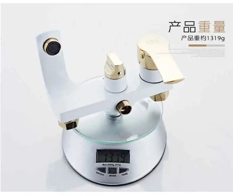淋浴花洒_奢华黑白色淋浴花洒套装-全铜镀金天路沐浴---阿里巴巴_13