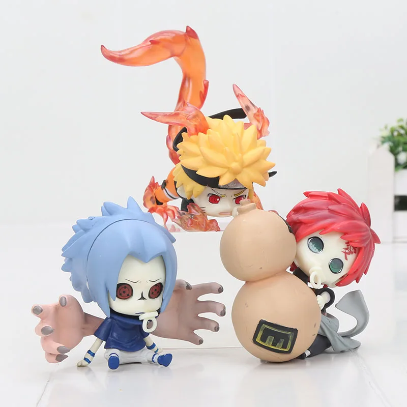 

6-8cm Anime Uzumzki Naruto Uchiha Sasuke Gaara figure action figure PVC collectible model toy Dolls