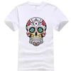 XINYI Men's T-shirt High Quality100% cottonT-shirt street style loose cool skull printed men t shirt casual short sleeve For Men ► Photo 2/6