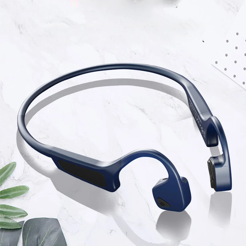 Гарнитура костной проводимости беспроводные наушники Bluetooth 5 0 спортивные