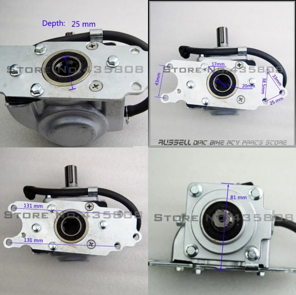 Коробка передач заднего хода ATV 110 250cc|atv reverse|gear box assyaxle rear |