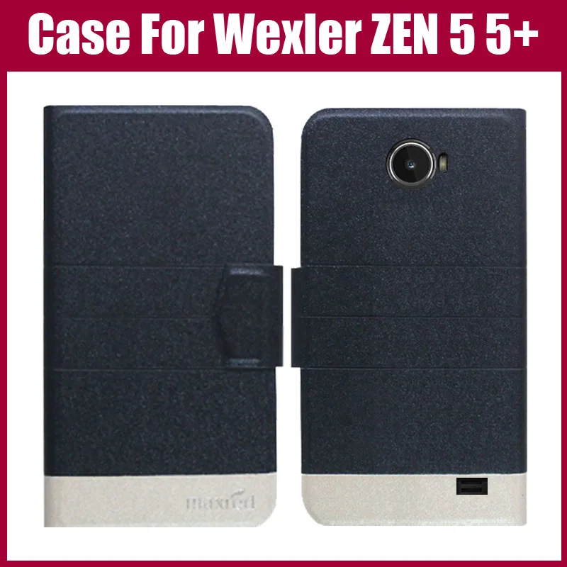 

Hot Sale! Wexler ZEN 5 5+ Case New Arrival 5 Colors Fashion Flip Ultra-thin Leather Protective Cover For Wexler ZEN 5 5+ Case