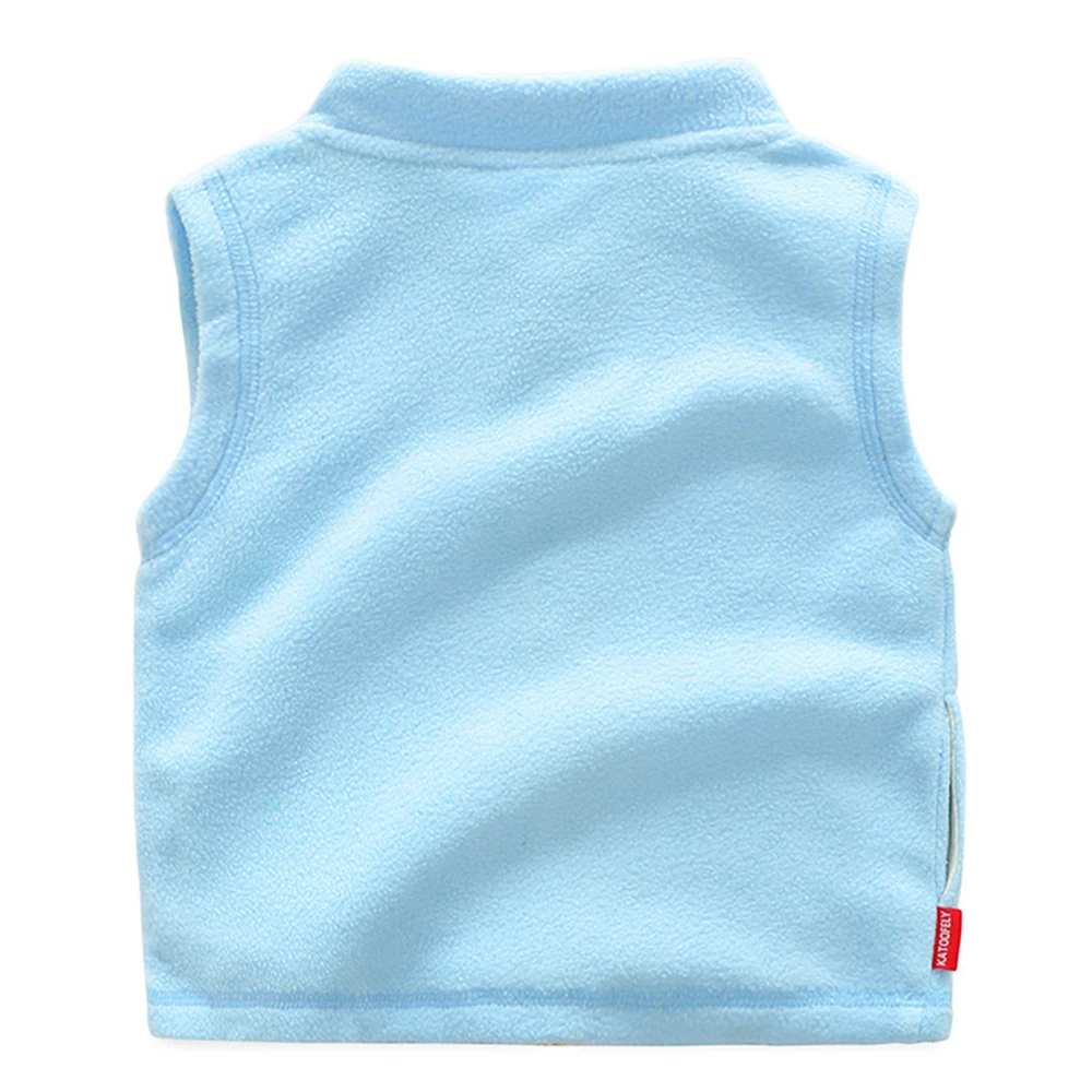 Babyinstar Autumn New Arrival Boy's Casual Vest Sleeveless Zipper Soft Wear Children's Clothing Fleece Kids Waistcost