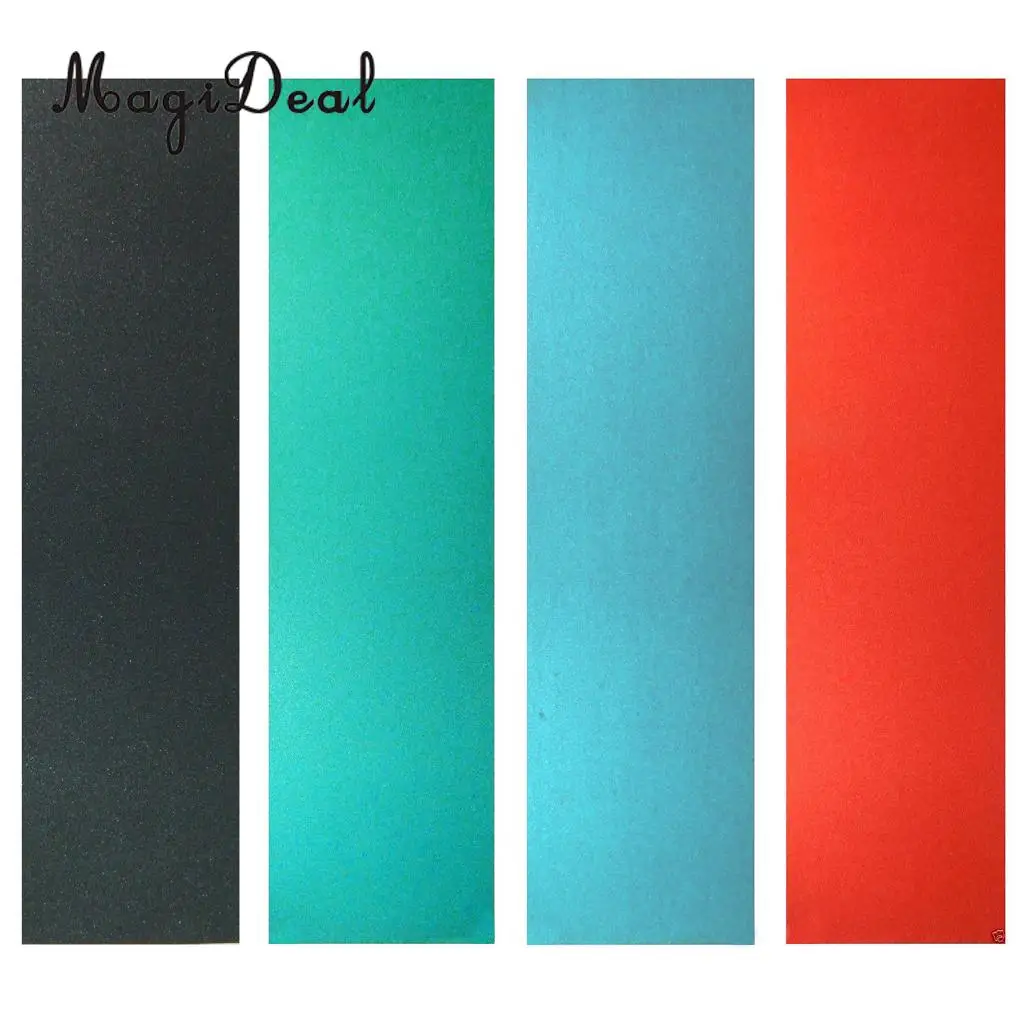 MagiDeal Pro Skateboard Deck Sandpaper Grip Tape Skating Board Longboarding Griptape 84 x 23cm, 4 Colors
