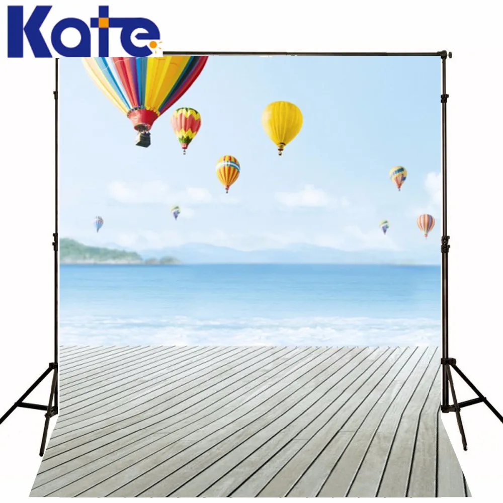 

300Cm*200Cm(About 10Ft*6.5Ft) Fundo Rainbow Hot Air Balloon Flying3D Baby Photography Backdrop Background Lk 1715
