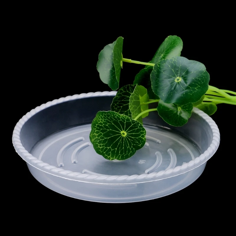 2018 New Plastic Garden Flower Pot Plant Saucers Water Tray Base Indoor