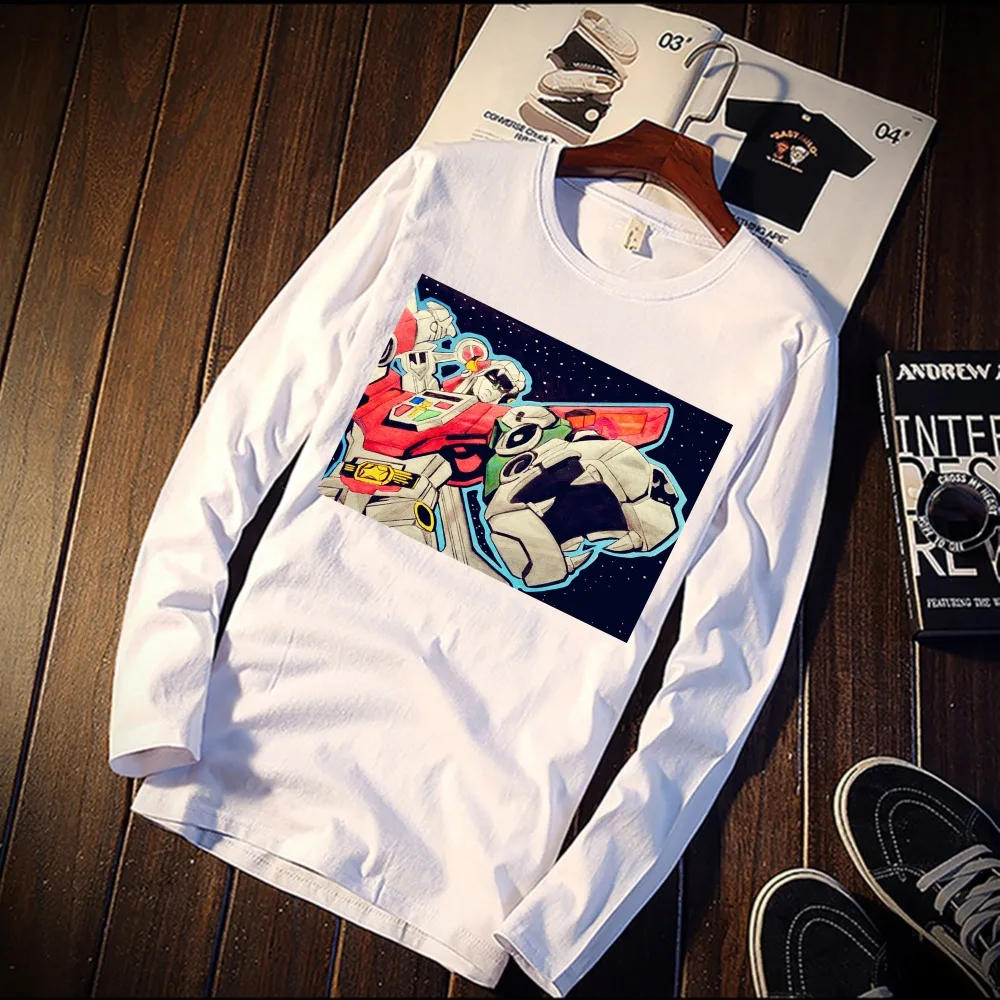 

Skipoem Voltron Anime Classic TV Play Art Funny Tshirt Custom Cotton O Neck Top Tees Plus Size Long Sleeve Brand Unisex Shirts