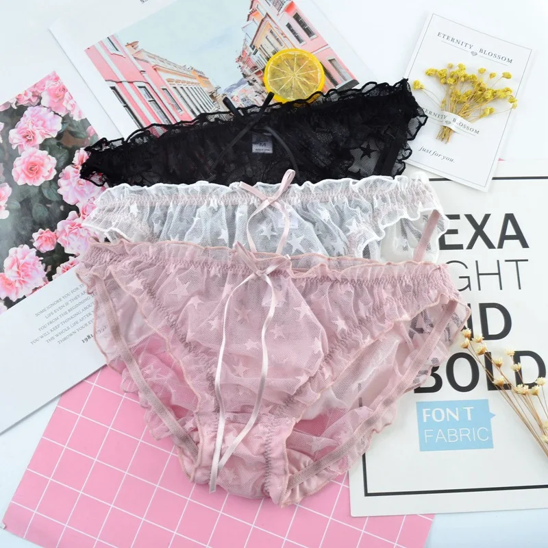 SP & CITY прозрачное кружевное сексуальное нижнее белье со звездами женские