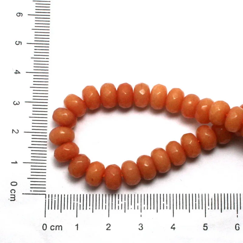 Бусины Круглые граненые для ювелирных изделий 5 х8 мм около 70 шт.|natural beads|gem stone