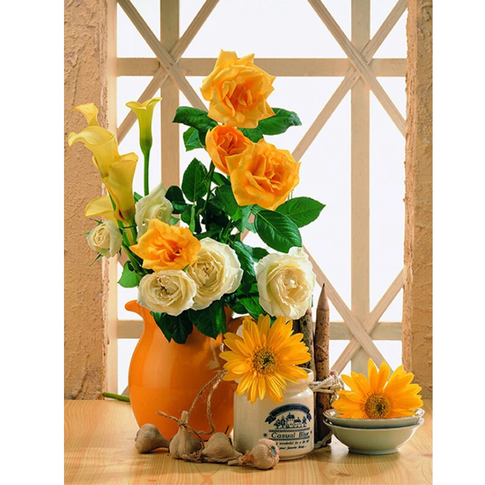 

YANXIN DIY Framed Painting By Numbers Oil Paint Photo Wall Art Digital Pictures Painting Decor For Home Decoration Gifts C123