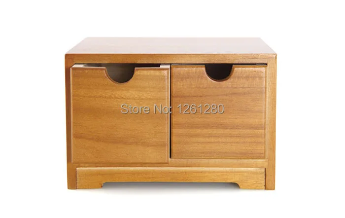 Деревянный корпус инструмента ящик стола хранения мусора Косметический коробка для хранения украшений в стиле ретро офисные Творческий дом tool box