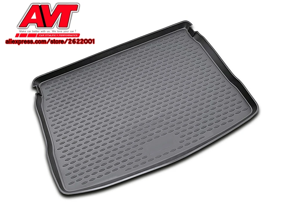 

Trunk mats for Volkswagen Golf IV 2009- 1 pcs rubber rugs non slip rubber interior car styling accessories