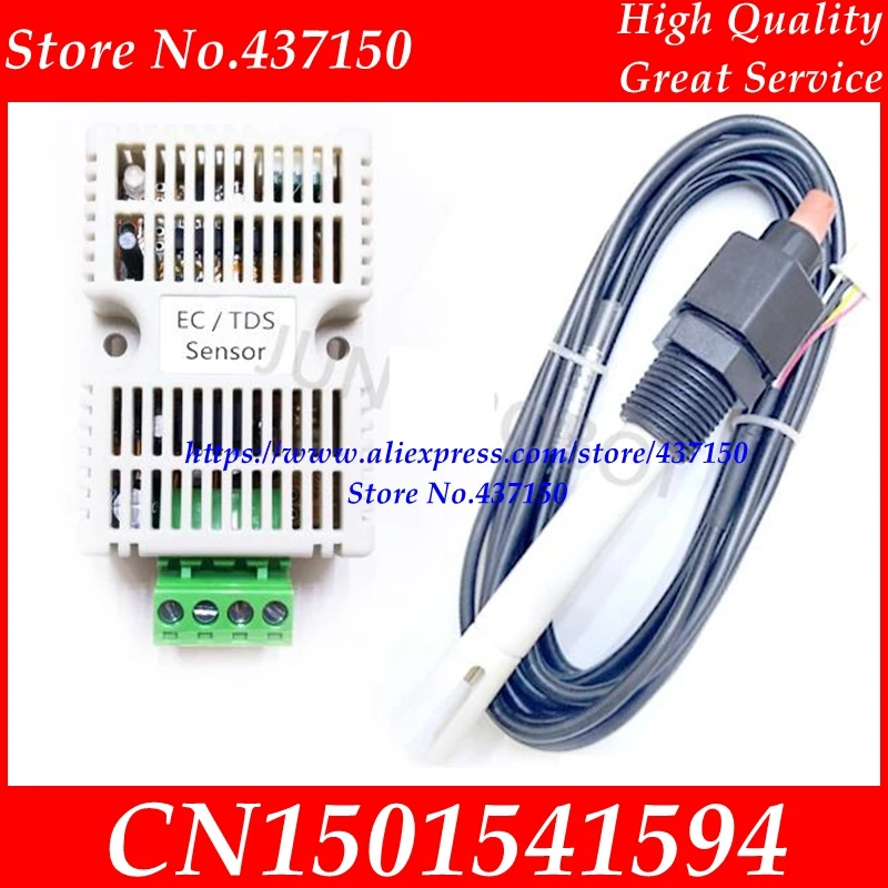 EC Transmitter EC SENSOR tds การนำไฟฟ้าเซ็นเซอร์โมดูล4 20mA 0 5V 0 10V