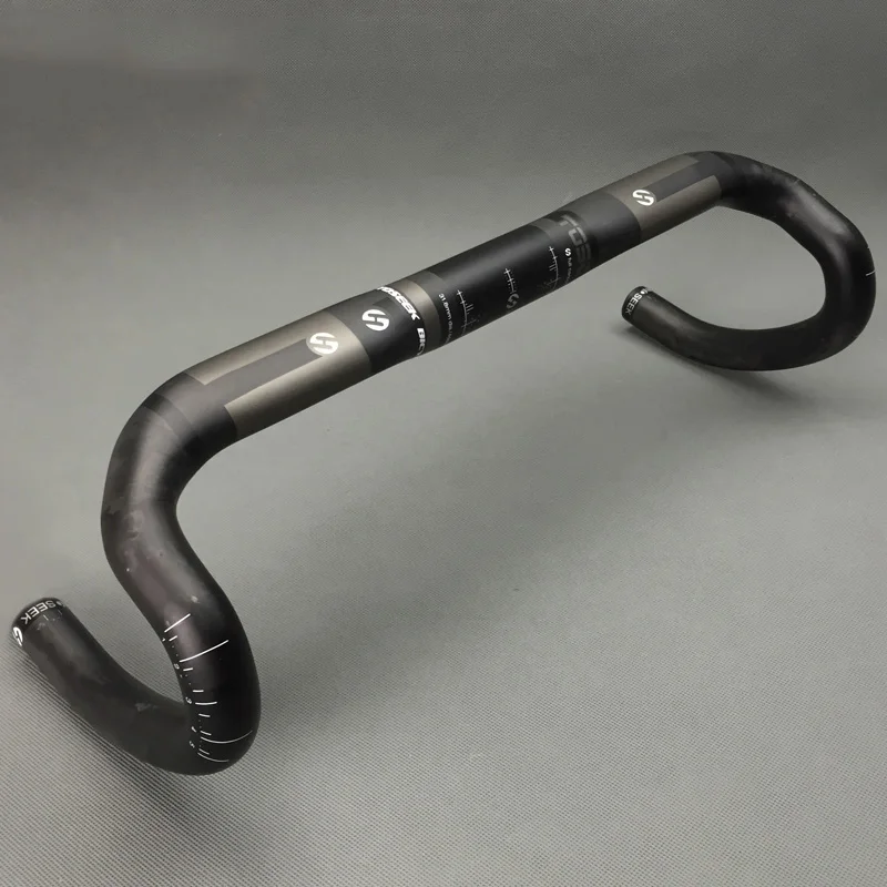 

2016 TOSEEK UD Fosco Complete Carbon Fiber Road Bike Bicycle Handlebar Outdoor Road Bent Line Bar 31.8 * 400/420 / 440mm