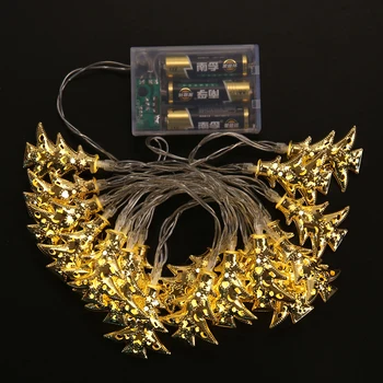 

Metal Christmas Tree String Fairy Lights 2M 20 LED Christmas Light 3XAA Battery operated Wedding/Party/holiday Decoration Lights