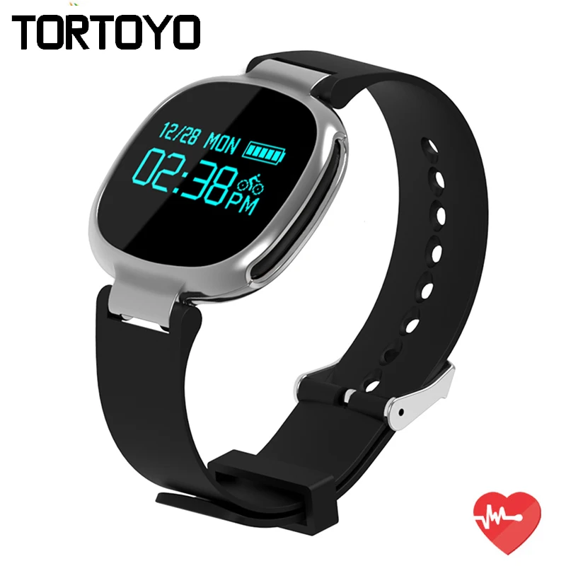 E08 Smart Wrist Band Heart Rate Monitor Bluetooth Bracelet IP67 Waterproof Swimming Wristband Fitness Tracker For
