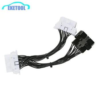 

Auto Extension 16Pin Connector OBD 2 16 Pin Y Splitter Dual Wire Cable Female 1TO2 Interface OBDII 16PIN Male to Dual Female