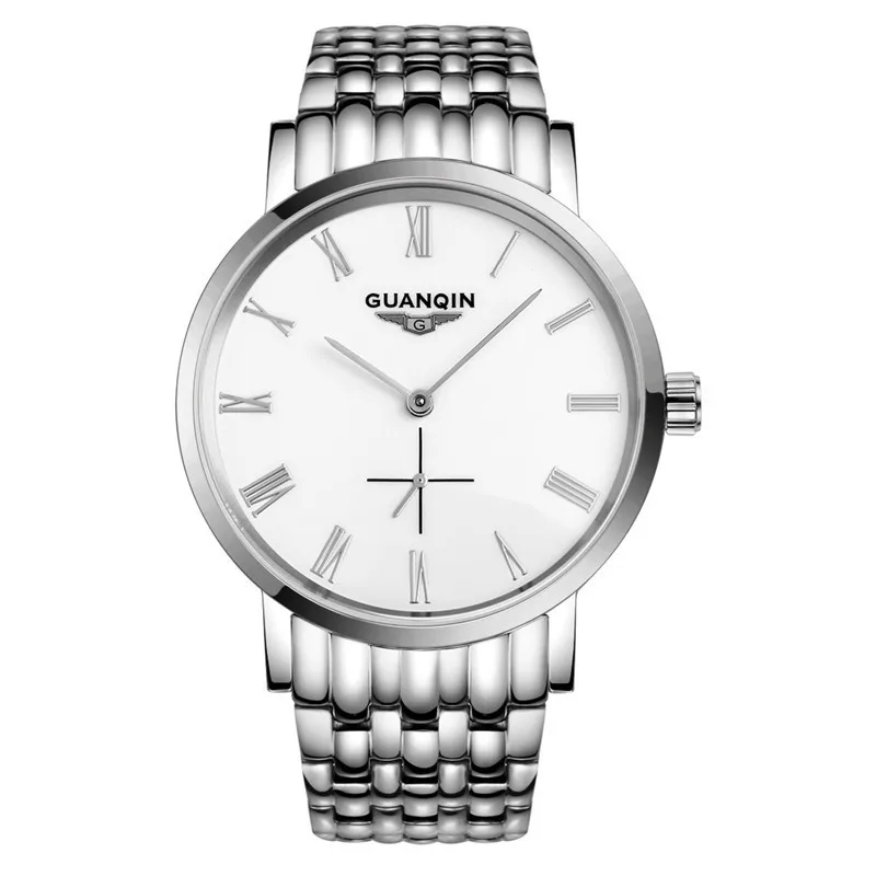 GUANQIN Men'S Watches New Luxury Brand Watch Men Fashion Simple Quartz-Watch Stainless Steel Strap Waterproof Relogio Masculino  (16)