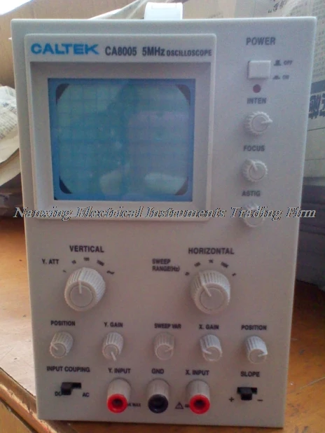 

Fast arrival Caltek CA8005 small single-channel Analog oscilloscope 5MHz