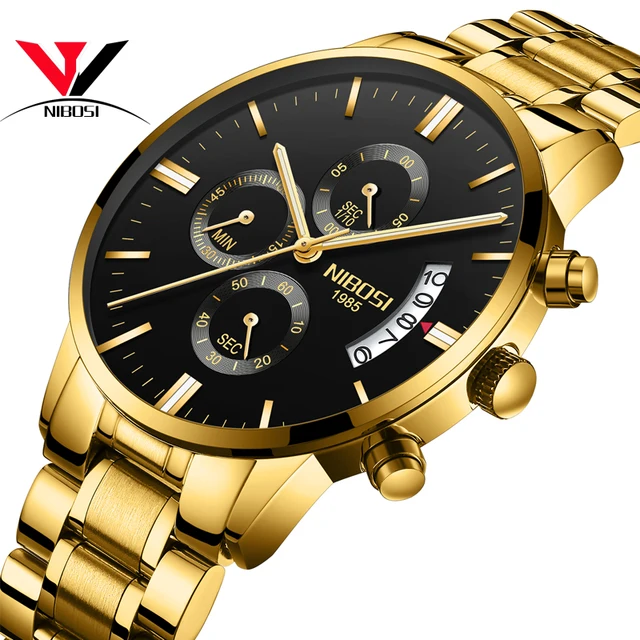 $US $16.60  Relogio Masculino NIBOSI Sports Watches For Men Military Army Analog/Chronograph Men Watch Stainles