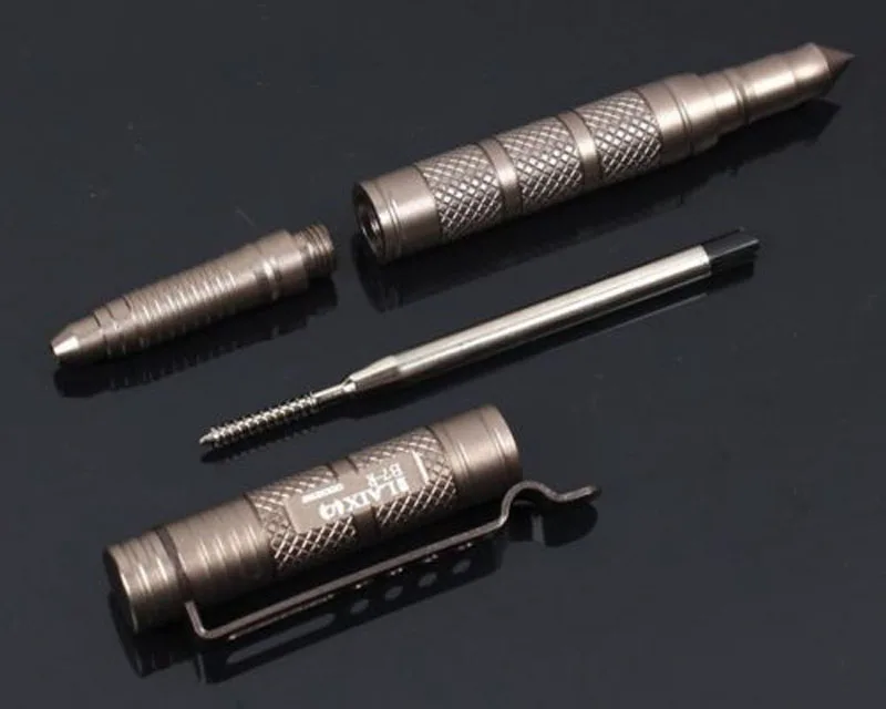 LAIX B7 противоскользящая Самозащита EDC тактическая ручка стеклянный выключатель авиационная алюминиевая ручка с черными чернилами