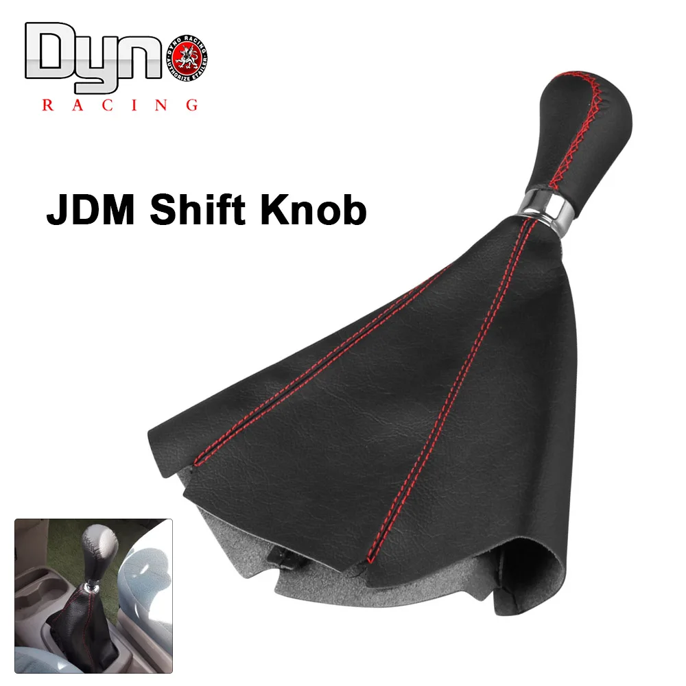 MT/AT Universal JDM Manual Leather Shifter Shift Knob Gear Shift Knob+Shift Knob Shifter Boot