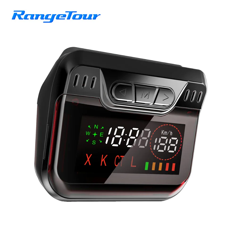

Range Tour Radar Detector for Russian Police Speed with Car GPS AntiRadar Detectors 360 Degree Hidden Led 2 in 1 Auto X CT K L