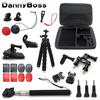 

action camera accessories set Large Collection Bag Octopus Tripod For Go pro hero 7 6 5 4 for SJCAM SJ7 for Eken H9