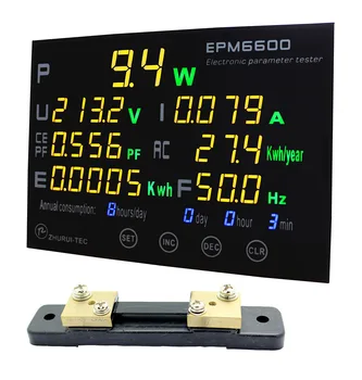 

EPM6600 / 50A / 10kw / multifunction power meter monitor single fase AC electric meterenergy meter/kwh meter