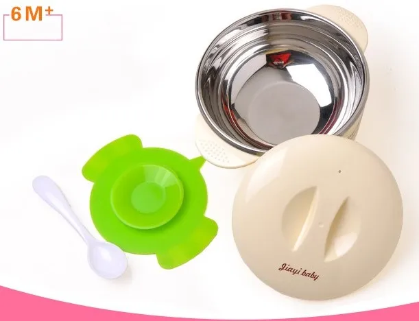 Baby Bowl Kids Plate Stainless Steel Kids Tableware Spoon Suction Cup Bowl For Baby Cartoon Bear Feeding Feeding Bowl Keep Warm Baby Bowl Kids Plate Stainless Steel Kids Tableware Spoon Suction Cup Bowl For Baby Cartoon Bear Feeding Feeding Bowl Keep Warm