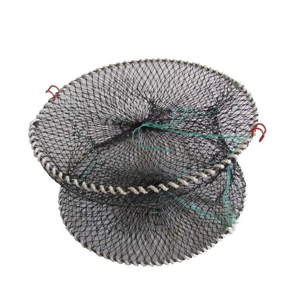 Fishing net crab trap network cages cast nets shrimp nylon netting Automatic Fishing Cage Foldable Trap Cast Net Folding