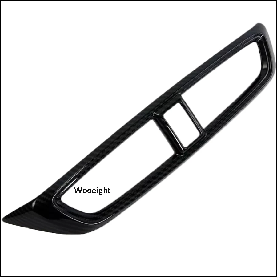 New ABS plastic Car-styling Carbon Fiber Car Interior Middle Air Vent Outlet Panel Cover Trim Frame For Honda CRV CR-V 2017 2018 (7)