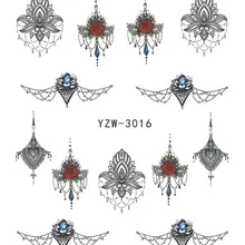 FWC 1 шт водяные наклейки для ногтей наклейки весенние цветы Бабочка водяные знаки ползунки обертывания для украшения ногтей маникюр